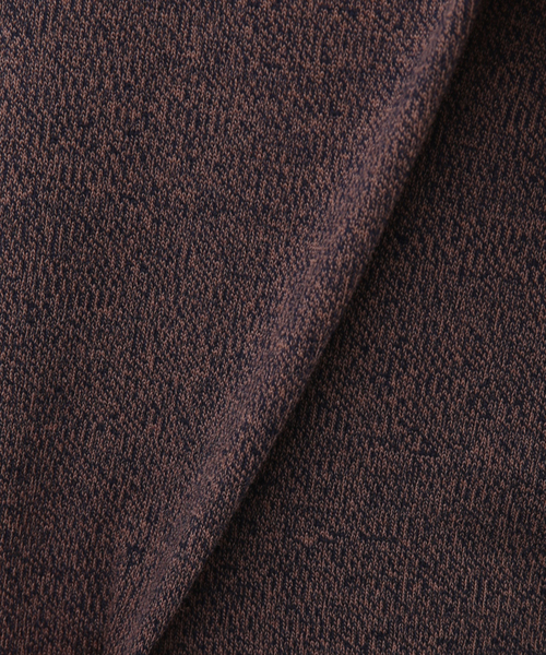 STILL BY HAND（スティルバイハンド）の「【STILL BY HAND / スティルバイハンド】 MIXテンジクハイネックT CS07231（Tシャツ/カットソー・メンズ・チャコールグレー/ブラック/ブラウン・46/48）」の4枚目の写真