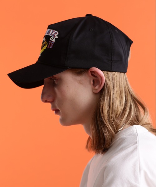 schott（ショット）の「【WEB LIMITED】Schott/ショット/TC TWILL CAP BORN IN N.Y.C./TCツイルキャップ "ボーンインニューヨーク"（キャップ・メンズ・ブルー/チャコールグレー/ブラック・F）」の4枚目の写真
