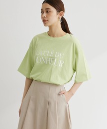 Green　Parks | 半袖ボーダーロゴTEE(Tシャツ/カットソー)