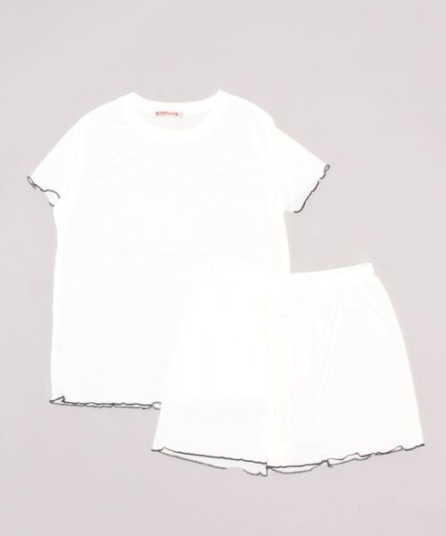 NinaetLina（ニナエリナ）の「上下セットアップルームウェア（ルームウェア/パジャマ・レディース・イエロー/ホワイト/ピンク/ラベンダー/グレー/ブラック/オリーブ・FREE）」の17枚目の写真