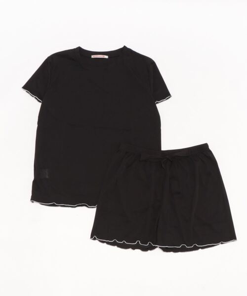 NinaetLina（ニナエリナ）の「上下セットアップルームウェア（ルームウェア/パジャマ・レディース・イエロー/ホワイト/ピンク/ラベンダー/グレー/ブラック/オリーブ・FREE）」の18枚目の写真