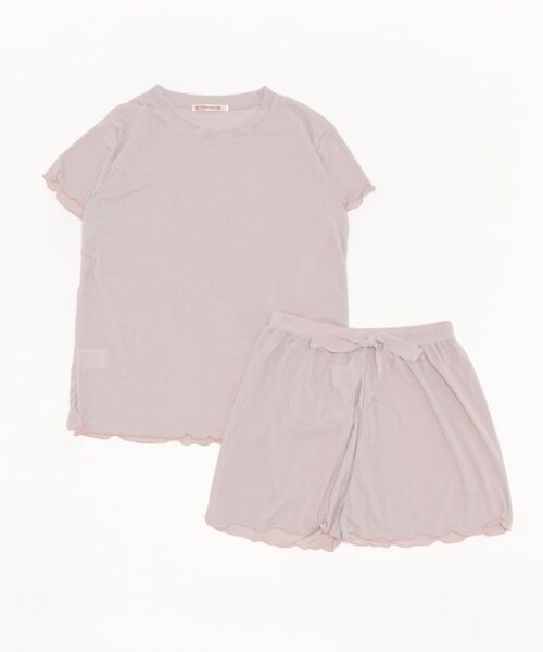 NinaetLina（ニナエリナ）の「上下セットアップルームウェア（ルームウェア/パジャマ・レディース・イエロー/ホワイト/ピンク/ラベンダー/グレー/ブラック/オリーブ・FREE）」の19枚目の写真