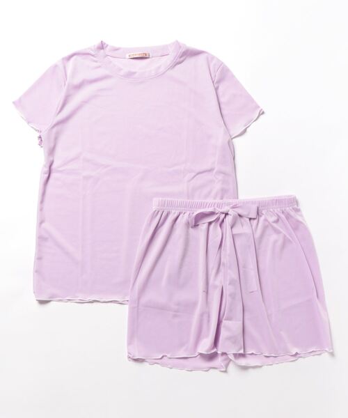 NinaetLina（ニナエリナ）の「上下セットアップルームウェア（ルームウェア/パジャマ・レディース・イエロー/ホワイト/ピンク/ラベンダー/グレー/ブラック/オリーブ・FREE）」の21枚目の写真