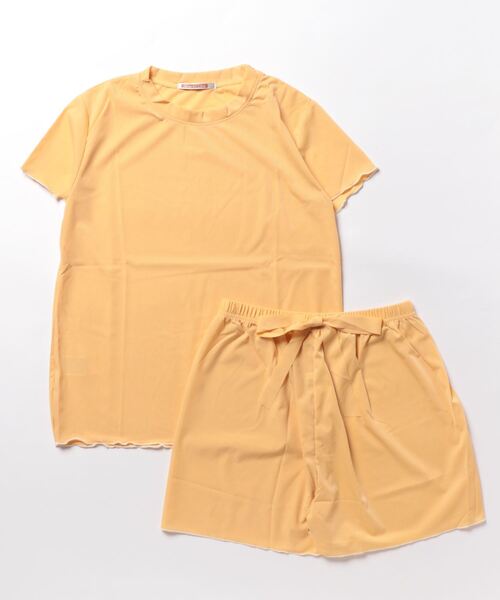 NinaetLina（ニナエリナ）の「上下セットアップルームウェア（ルームウェア/パジャマ・レディース・イエロー/ホワイト/ピンク/ラベンダー/グレー/ブラック/オリーブ・FREE）」の22枚目の写真