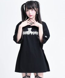 TRAVAS TOKYO（トラバス トウキョウ）の「『TRAVAS TOKYO/トラバス トーキョー』Foam print bear BIG Tee/発泡プリントくまTシャツ（Tシャツ/カットソー）」