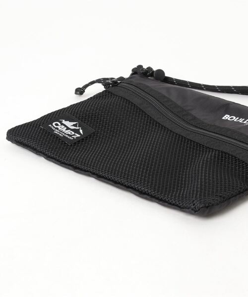 CAMP7(キャンプセブン)の「【CAMP7】リップストップサコッシュ(ショルダーバッグ・メンズ・カーキブラウン/ブラック・ONE SIZE)」の4枚目の写真