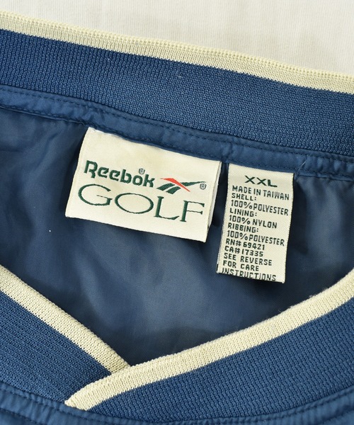 Reebok（リーボック）の「【ヴィンテージ古着】Reebok / リーボック Reebok GOLF ウォームアップジャケット（ナイロンジャケット・メンズ・ネイビー・XX-LARGE）」の2枚目の写真