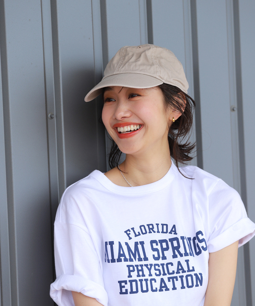 JOURNAL STANDARD relume（ジャーナルスタンダード　レリューム）の「【newhattan】DAMAGED BASEBALL CAP：キャプ（ハット・レディース・アイボリー/ベージュ/チャコールグレー/レンガ・FREE）」の14枚目の写真