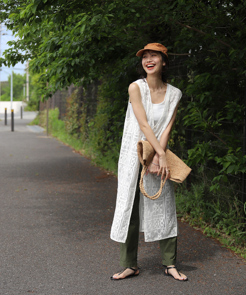 JOURNAL STANDARD relume（ジャーナルスタンダード　レリューム）の「【newhattan】DAMAGED BASEBALL CAP：キャプ（ハット・レディース・アイボリー/ベージュ/チャコールグレー/レンガ・FREE）」の17枚目の写真