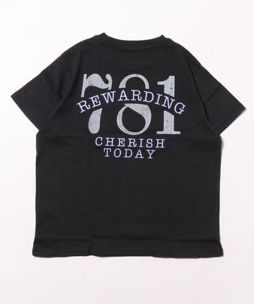 JUNKSOUL(ジャンクソウル)の「DEGRELATE ナンバリングTシャツ(M4)(Tシャツ/カットソー・キッズ・ブラック/ベージュ・150/140/130/120/160)」の3枚目の写真