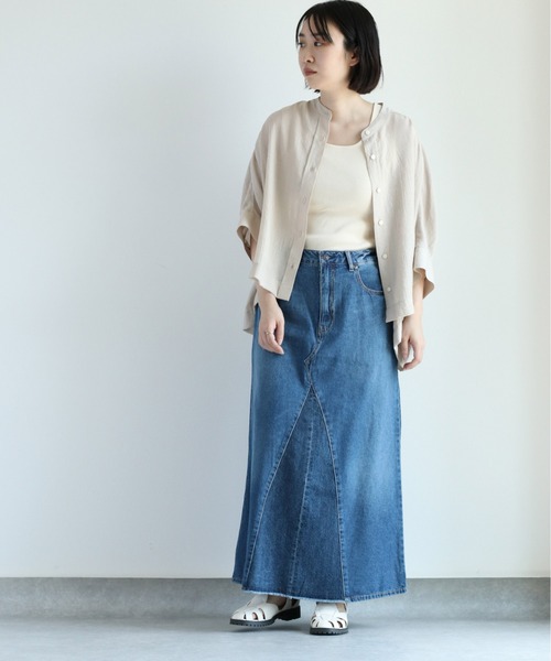 cepo（セポ）の「バンドカラー ドルマンスリーブシャツ（シャツ/ブラウス・レディース・ベージュ/オフホワイト/モカ/ブラウン・M）」の17枚目の写真