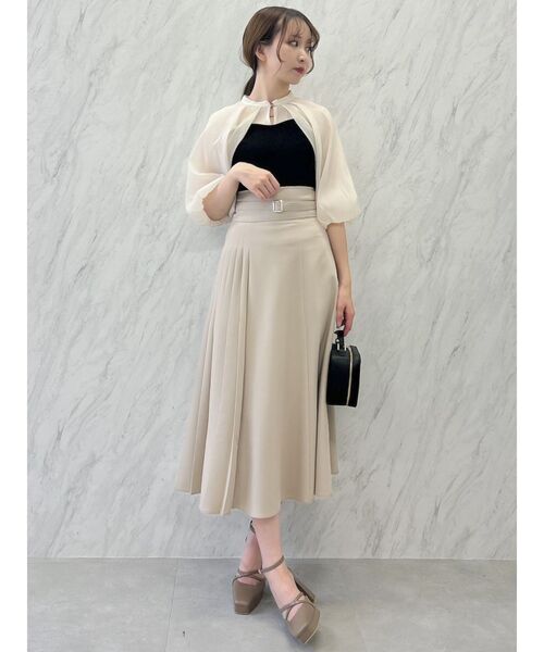 dazzlin（ダズリン）の「ケープバルーンシアートップス（Tシャツ/カットソー・レディース・ブラック/ネイビー/ブラウン・FREE）」の7枚目の写真