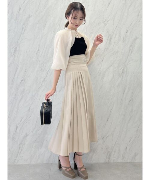 dazzlin（ダズリン）の「ケープバルーンシアートップス（Tシャツ/カットソー・レディース・ブラック/ネイビー/ブラウン・FREE）」の8枚目の写真