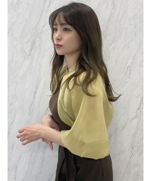 dazzlin（ダズリン）の「ケープバルーンシアートップス（Tシャツ/カットソー・レディース・ブラック/ネイビー/ブラウン・FREE）」の12枚目の写真