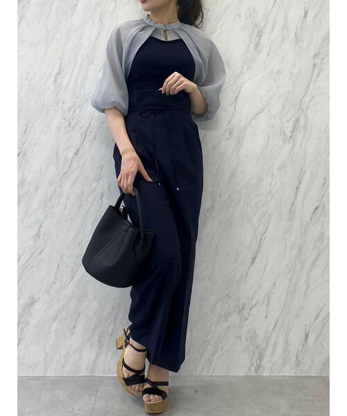 dazzlin（ダズリン）の「ケープバルーンシアートップス（Tシャツ/カットソー・レディース・ブラック/ネイビー/ブラウン・FREE）」の20枚目の写真