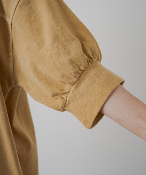 PUAL CE CIN（ピュアルセシン）の「【WEB限定】シリコン刺繍Tシャツ（Tシャツ/カットソー・レディース・イエロー/オレンジ/チャコール/ベージュ・FREE）」の20枚目の写真