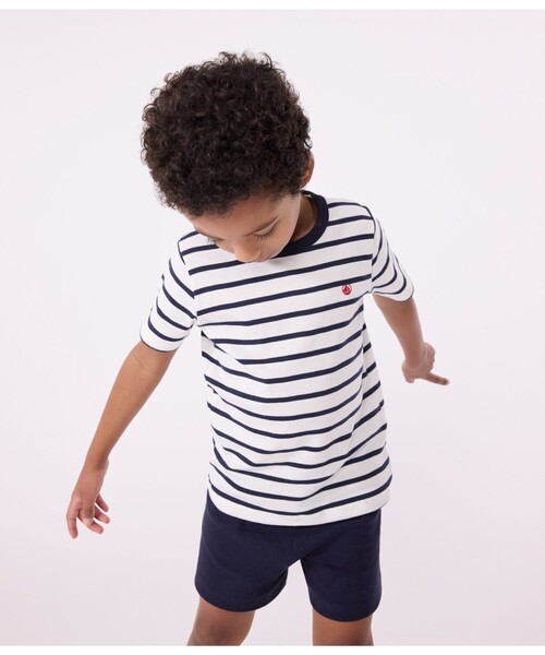 マリニエール半袖パジャマ（ルームウェア/パジャマ）｜PETIT BATEAU（プチバトー） 4,961円