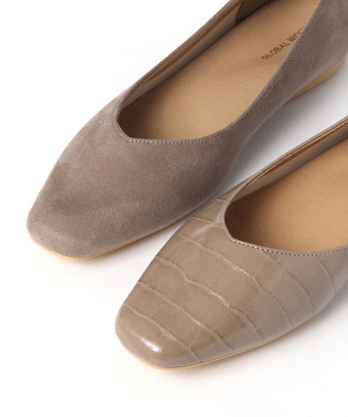 GLOBAL WORK（グローバルワーク）の「らくっション撥水フィットパンプス/961224（パンプス・レディース・ベージュ系その他2/ベージュ系その他/ブラック系その他/グレー/アイボリー/ブラック/その他/シルバー/ホワイト系その他・X-LARGE/MEDIUM/SMALL/LARGE）」の20枚目の写真