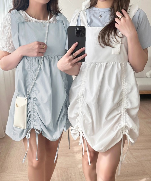 apresjour リボンミニプリーツキャミワンピース apres jour（アプレジュール）の「French girly collection