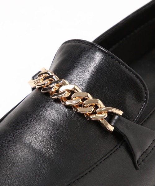 Elura（エルーラ）の「ふかふかFIT厚底ローファー（ローファー・レディース・ブラック/アイボリー・MEDIUM/LARGE）」の8枚目の写真