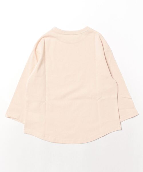 coca（coca）（コカ）の「キッズ ゆるシルエット長袖無地Tシャツ（Tシャツ/カットソー・キッズ・ブラウン/ラベンダー/アイボリー/ライトブルー・100/110/120/130/140）」の13枚目の写真
