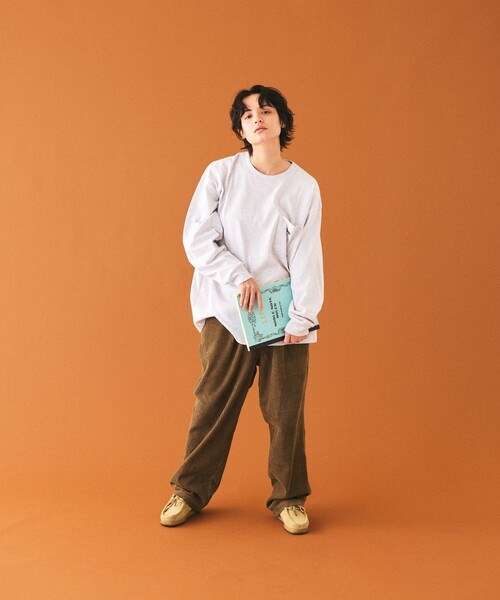 TOWNCRAFT(タウンクラフト)の「TOWN CRAFT/タウンクラフト 別注 ワンポイントクルーネック ロングスリーブ ポケットTシャツ(Tシャツ/カットソー・メンズ・アッシュグレー/ホワイト/ブラック/グリーン・SMALL/MEDIUM/LARGE)」の17枚目の写真