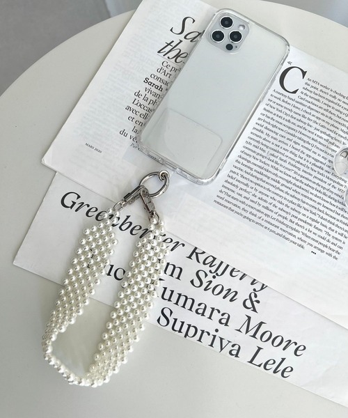 Me%（ミィパーセント）の「【ストラップシート付き】フラットアミハンドルストラップ  972650（スマホグッズ・レディース・シルバー/ゴールド/アイボリー・FREE）」の10枚目の写真