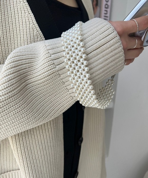 Me%（ミィパーセント）の「【ストラップシート付き】フラットアミハンドルストラップ  972650（スマホグッズ・レディース・シルバー/ゴールド/アイボリー・FREE）」の16枚目の写真