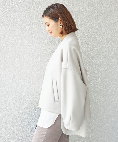 SHIPS（シップス）の「〈手洗い可能〉パイピング デザイン ジップ