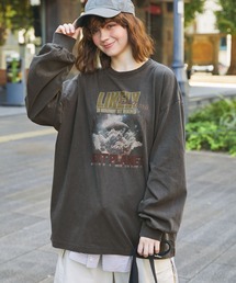MONO-MART LADY'S | ヴィンテージライクピグメントビックロンT(Tシャツ/カットソー)