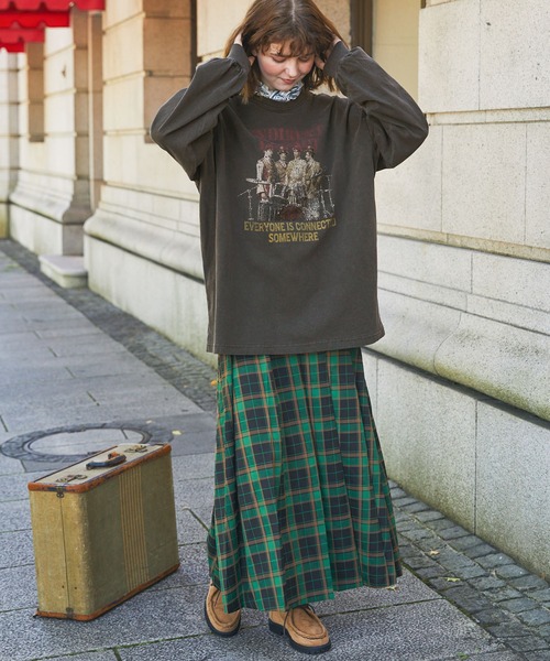 ヴィンテージライクピグメントビックロンT MONO-MART LADY'S│MONO