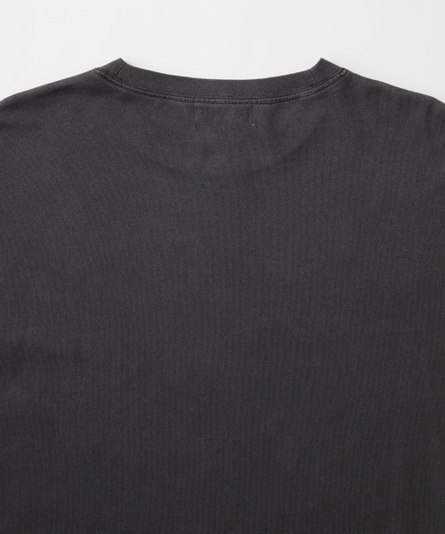 MONO-MART LADY'S(モノマートレディース)の「ヴィンテージライクピグメントビックロンT(Tシャツ/カットソー・レディース・スミクロ/アイボリー系1/ブラウン/アイボリー系2/ブラック系1/ブラック系2/ネイビー/アイボリー/ブラウン系2/ブラウン系3/ブラック系3・FREE)」の19枚目の写真