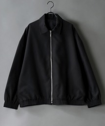 polyester tropical zip blouson/ポリトロ ジップブルゾン