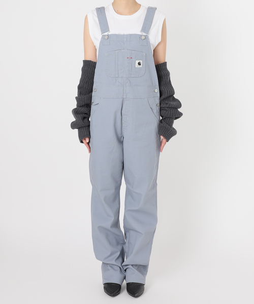 Charles Chaton（シャルルシャトン）の「【Carhartt WIP/カーハート ダブリューアイピー】W BIB OVERALL STRAIGHT（サロペット/オーバーオール・レディース・グレー・MEDIUM/SMALL/X-SMALL）」の3枚目の写真