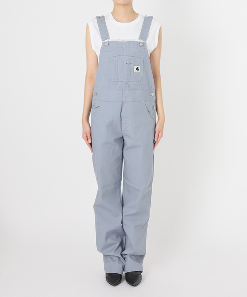 Charles Chaton（シャルルシャトン）の「【Carhartt WIP/カーハート ダブリューアイピー】W BIB OVERALL STRAIGHT（サロペット/オーバーオール・レディース・グレー・MEDIUM/SMALL/X-SMALL）」の4枚目の写真