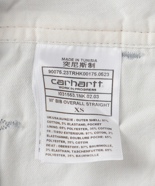 Charles Chaton（シャルルシャトン）の「【Carhartt WIP/カーハート ダブリューアイピー】W BIB OVERALL STRAIGHT（サロペット/オーバーオール・レディース・グレー・MEDIUM/SMALL/X-SMALL）」の21枚目の写真