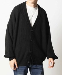 ARCADE（アーケード）の「バルキー畦編み ざっくり オーバーシルエット ルーズ カーディガン（カーディガン/ボレロ）」
