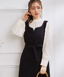 couture brooch | モールレース前後2wayブラウス(シャツ/ブラウス)