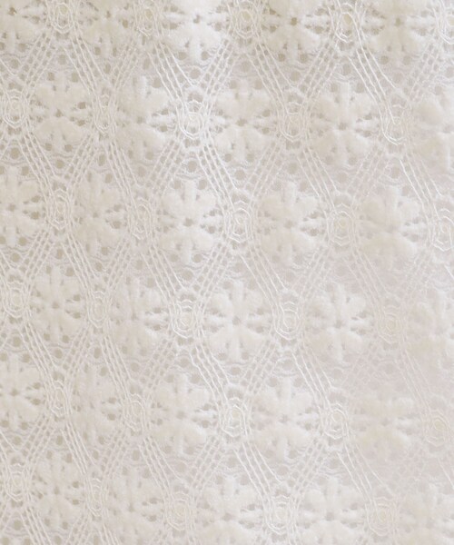 couture brooch（クチュールブローチ）の「◆モールレース前後2wayブラウス（シャツ/ブラウス・レディース・アイボリー・38/42）」の5枚目の写真