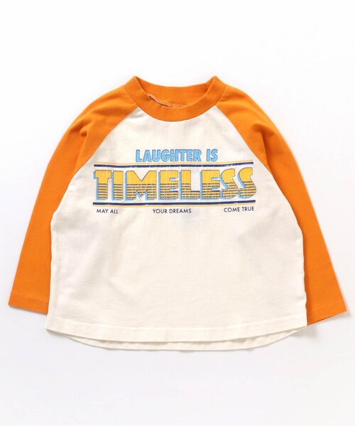 BREEZE(ブリーズ)の「【WEB限定】ラグランロゴTシャツ(Tシャツ/カットソー・キッズ・チャコール/グリーン/アイボリー/グレー・100/90/130/120/110/80/140)」の14枚目の写真