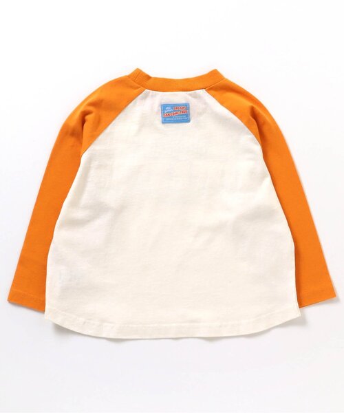 BREEZE(ブリーズ)の「【WEB限定】ラグランロゴTシャツ(Tシャツ/カットソー・キッズ・チャコール/グリーン/アイボリー/グレー・100/90/130/120/110/80/140)」の18枚目の写真