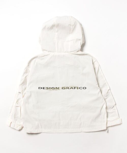 aimoha（アイモハ）の「【aimoha-KIDS-】子供服　マウンテンジャケット（マウンテンパーカー・キッズ・チョコ/オフホワイト・130/120/160/150/140/110）」の3枚目の写真