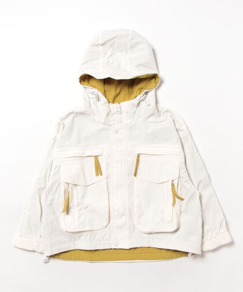 aimoha（アイモハ）の「【aimoha-KIDS-】子供服　マウンテンジャケット（マウンテンパーカー・キッズ・チョコ/オフホワイト・130/120/160/150/140/110）」の9枚目の写真