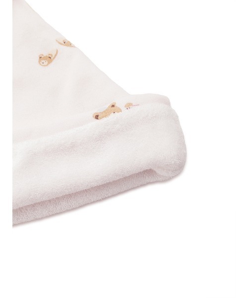 gelato pique（ジェラートピケ）の「【BABY】パジャマパーティー柄キャップ（その他ベビー用品・キッズ・ピンク/グレー・FREE）」の4枚目の写真