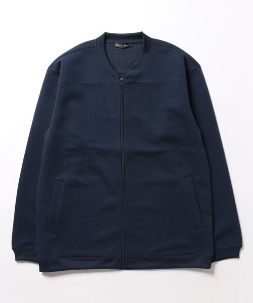 STYLEBLOCK（スタイルブロック）の「スポンジエンボスZIPブルゾン（MA-1・メンズ・ブラック/グレー/ネイビー・L/M/LL）」の6枚目の写真