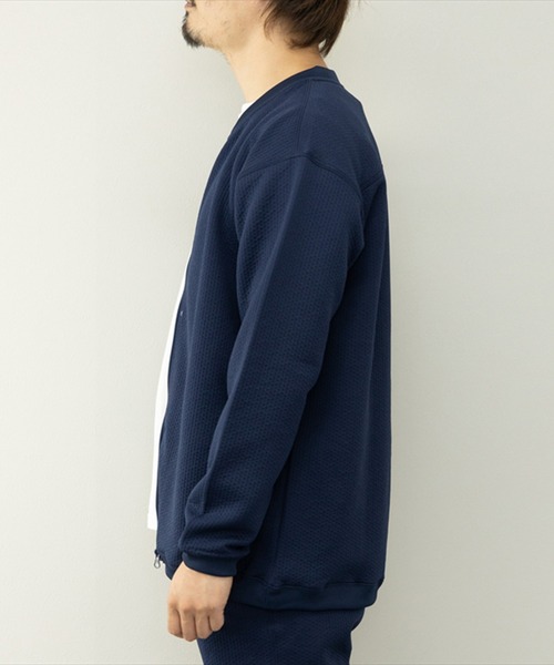 STYLEBLOCK（スタイルブロック）の「スポンジエンボスZIPブルゾン（MA-1・メンズ・ブラック/グレー/ネイビー・L/M/LL）」の7枚目の写真