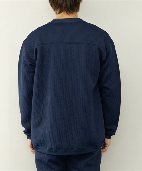 STYLEBLOCK（スタイルブロック）の「スポンジエンボスZIPブルゾン（MA-1・メンズ・ブラック/グレー/ネイビー・L/M/LL）」の8枚目の写真