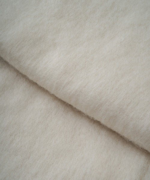 PUAL CE CIN（ピュアルセシン）の「起毛フェイクウール無地マフラー（マフラー・レディース・オレンジ/ライトベージュ/ライトグレー/アイボリー/ピンクベージュ・FREE）」の18枚目の写真