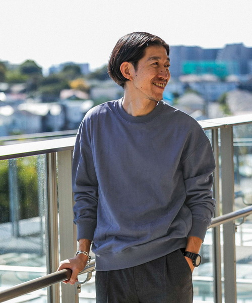 ITEMS URBANRESEARCH（アイテムズ アーバンリサーチ）の「裏フリースフェイクスウェード プルオーバー（その他トップス・メンズ・ブラック/アイボリー/レッド/ブルー・LARGE/MEDIUM）」の4枚目の写真