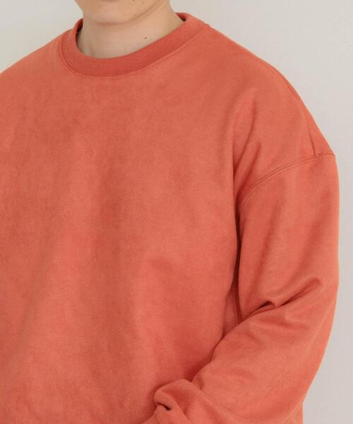 ITEMS URBANRESEARCH（アイテムズ アーバンリサーチ）の「裏フリースフェイクスウェード プルオーバー（その他トップス・メンズ・ブラック/アイボリー/レッド/ブルー・LARGE/MEDIUM）」の5枚目の写真